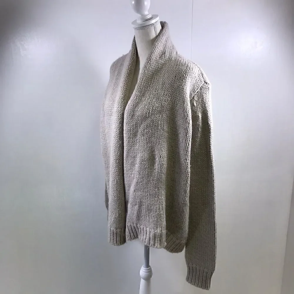 Joie Beige Brunone Wool Alpaca Blend Cardigan S